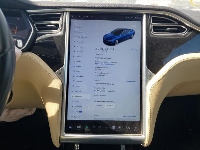5YJSA1H14EFP61163 - 2014 TESLA MODEL S BLUE photo 9