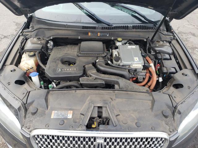 3LN6L5MU5HR601651 - 2017 LINCOLN MKZ HYBRID RESERVE GRAY photo 11