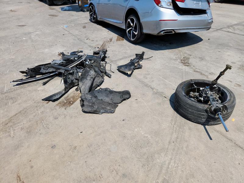 1HGCV1F33NA000177 - 2022 HONDA ACCORD SPORT SILVER photo 12