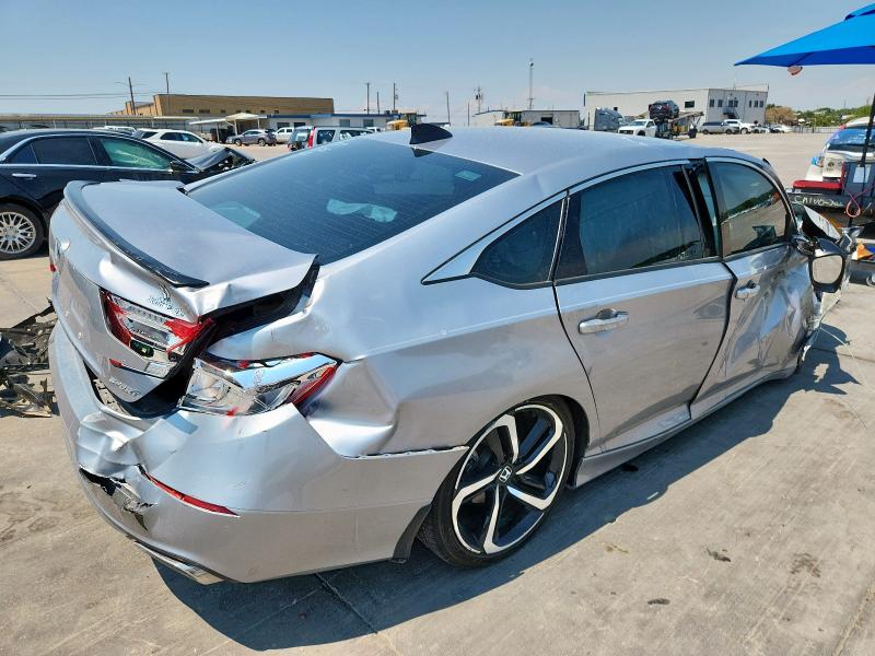 1HGCV1F33NA000177 - 2022 HONDA ACCORD SPORT SILVER photo 3