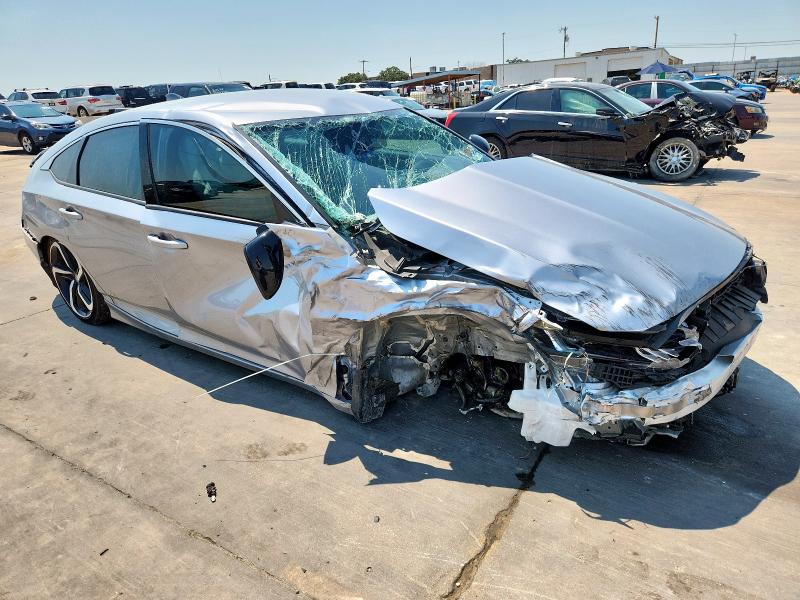 1HGCV1F33NA000177 - 2022 HONDA ACCORD SPORT SILVER photo 4