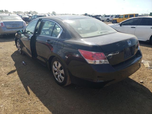 1HGCP26799A100454 - 2009 HONDA ACCORD EX BLACK photo 2