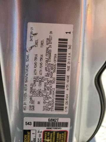 5TFRX5GNXLX166412 - 2020 TOYOTA TACOMA ACCESS CAB ვერცხლისფერი ფოტო 12