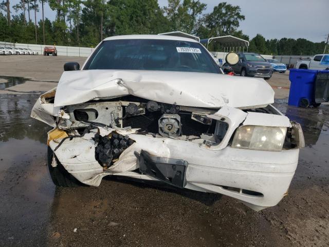 2FABP7BV0AX146896 - 2010 FORD CROWN VICT POLICE INTERCEPTOR WHITE photo 5