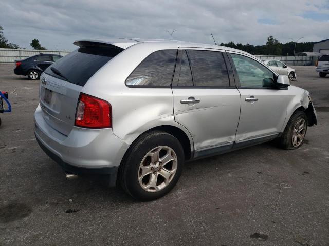 2FMDK3JC2BBA38803 - 2011 FORD EDGE SEL SILVER photo 3