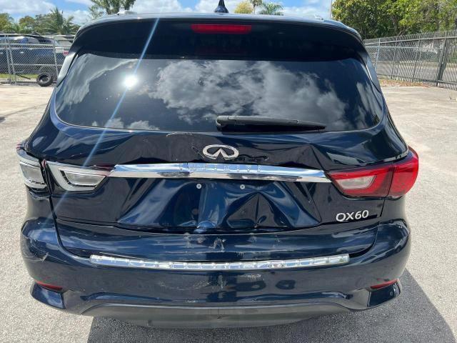 5N1DL0MN7HC519051 - 2017 INFINITI QX60 BLUE photo 6