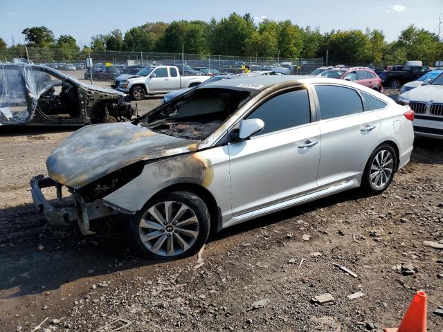 5NPE34AF3FH162420 - 2015 HYUNDAI SONATA SPORT SILVER photo 1