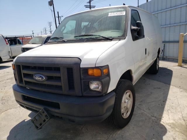 1FTSS34L88DB00232 - 2008 FORD ECONOLINE E350 SUPER DUTY VAN WHITE photo 1