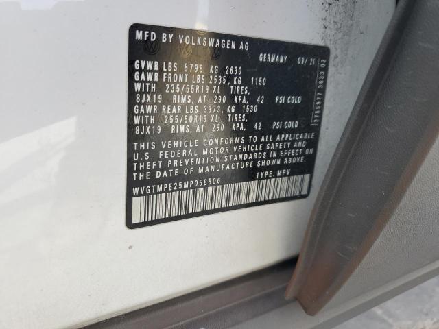 WVGTMPE25MP058506 - 2021 VOLKSWAGEN ID.4 PRO S თეთრი ფოტო 13