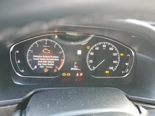 1HGCV2F96KA029873 - 2019 HONDA ACCORD TOURING SILVER photo 9