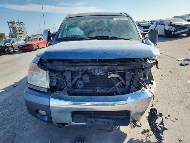 1N6AA0ED8BN325026 - 2011 NISSAN TITAN S BLUE photo 5