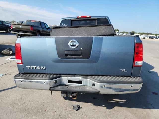 1N6AA0ED8BN325026 - 2011 NISSAN TITAN S BLUE photo 6