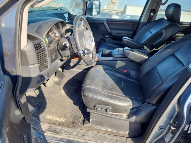 1N6AA0ED8BN325026 - 2011 NISSAN TITAN S BLUE photo 7