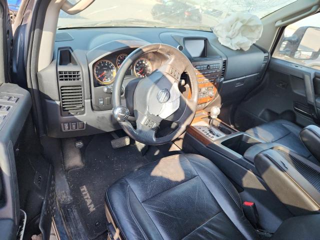 1N6AA0ED8BN325026 - 2011 NISSAN TITAN S BLUE photo 8