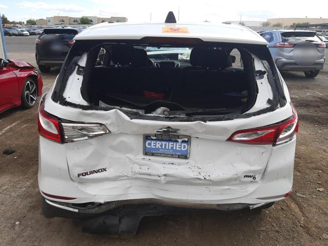 2GNAXVEX8K6156761 - 2019 CHEVROLET EQUINOX LT WHITE photo 6