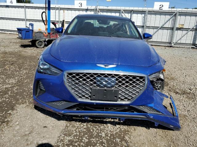 KMTG34LA6KU035351 - 2019 GENESIS G70 ELITE BLUE photo 5