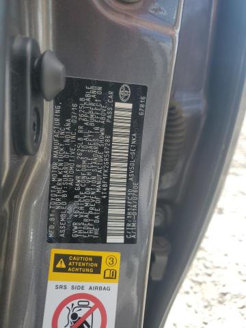 4T4BF1FK2GR567286 - 2016 TOYOTA CAMRY LE 棕色 照片 10