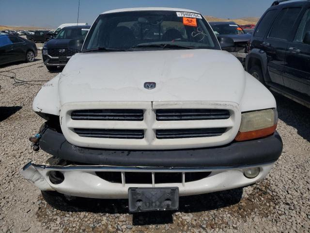 1B7GL22Y6XS108819 - 1999 DODGE DAKOTA WHITE photo 5