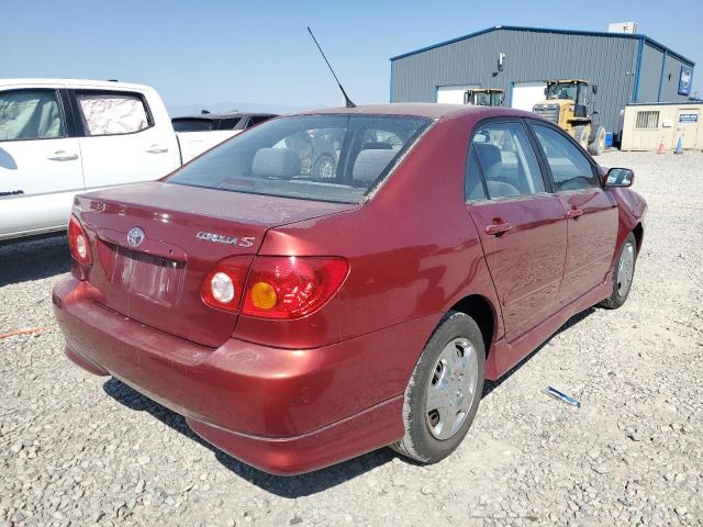 1NXBR32E04Z284457 - 2004 TOYOTA COROLLA CE RED photo 3