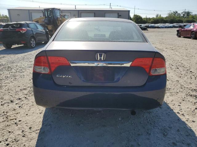 2HGFA16319H512519 - 2009 HONDA CIVIC VP BLUE photo 6