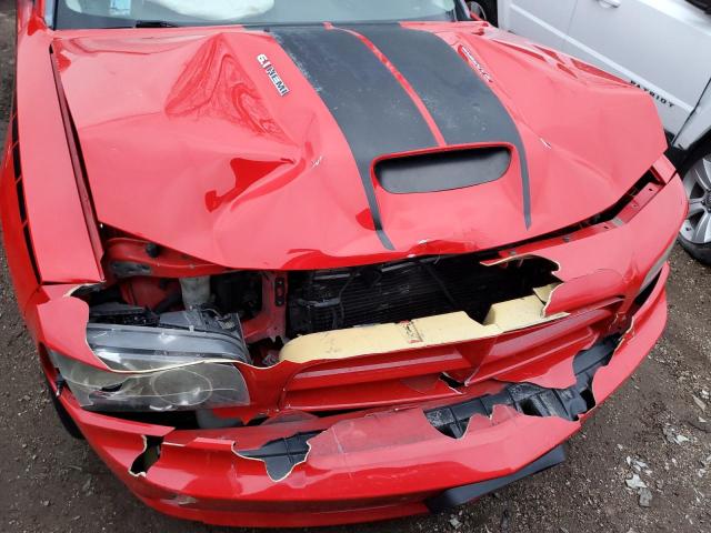 2B3KA73W49H583360 - 2009 DODGE CHARGER SRT-8 RED photo 11