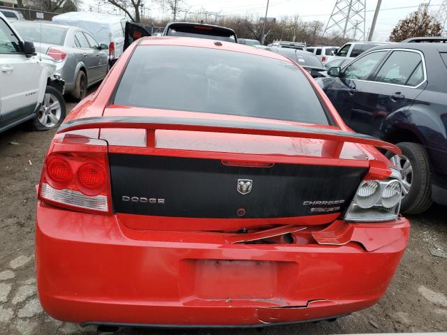 2B3KA73W49H583360 - 2009 DODGE CHARGER SRT-8 RED photo 6