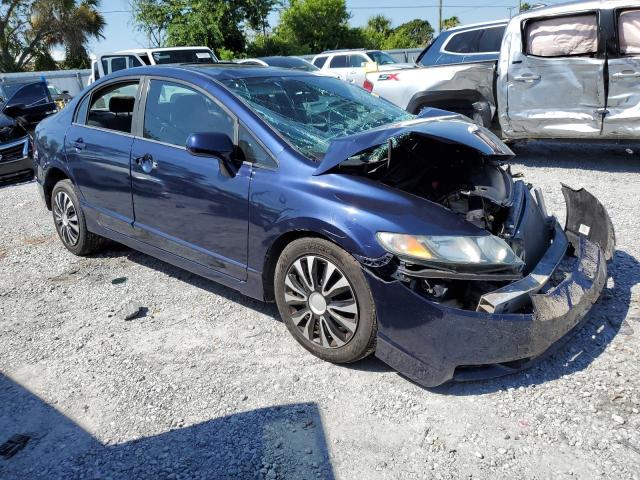 19XFA1F8XAE026785 - 2010 HONDA CIVIC EX BLUE photo 4