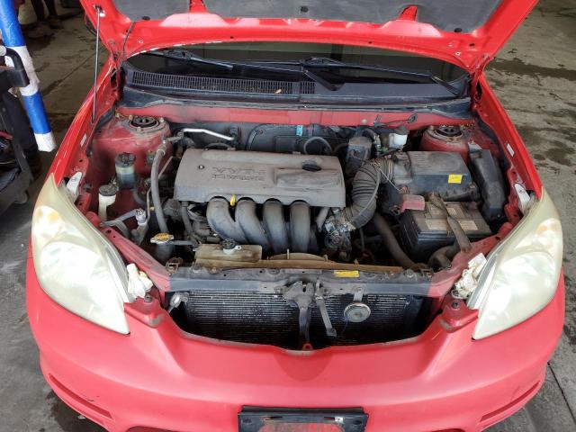 2T1KR32EX3C149986 - 2003 TOYOTA COROLLA MA XR RED photo 11