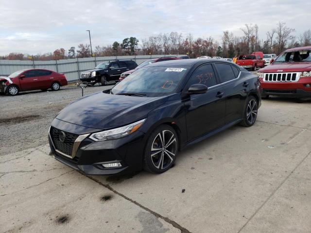 3N1AB8DV3LY226582 - 2020 NISSAN SENTRA SR BLACK photo 1