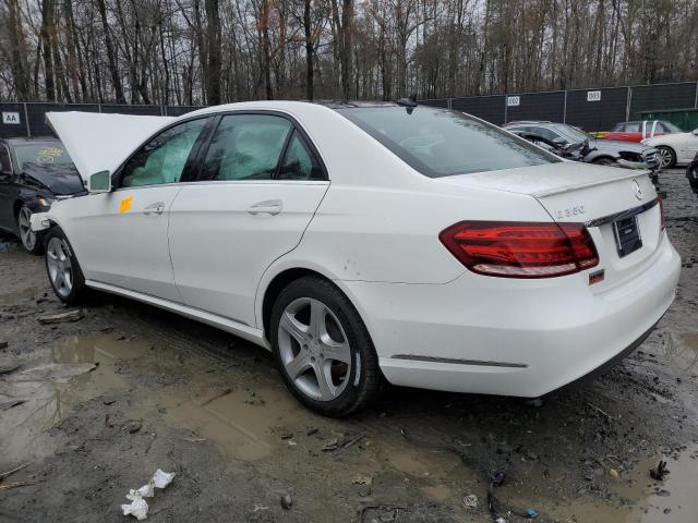 WDDHF8JB0EA884772 - 2014 MERCEDES-BENZ E 350 4MATIC WHITE photo 2