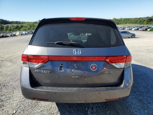 5FNRL5H90EB094887 - 2014 HONDA ODYSSEY TOURING CHARCOAL photo 6