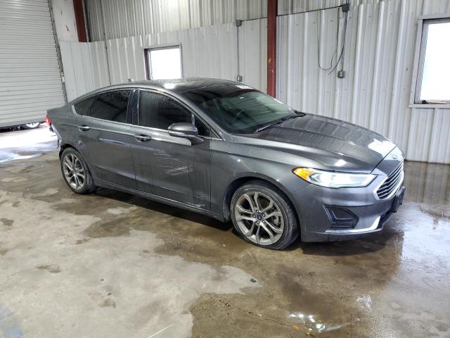 3FA6P0CD0LR117267 - 2020 FORD FUSION SEL GRAY photo 4