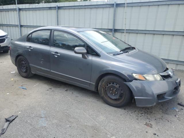 19XFA16849E005930 - 2009 HONDA CIVIC EX GRAY photo 4