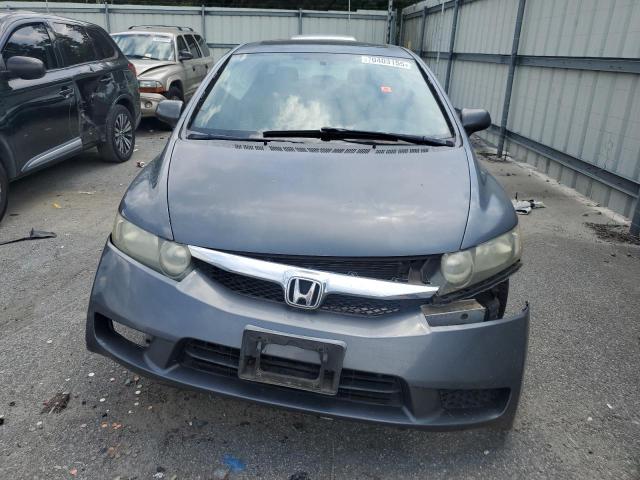 19XFA16849E005930 - 2009 HONDA CIVIC EX GRAY photo 5
