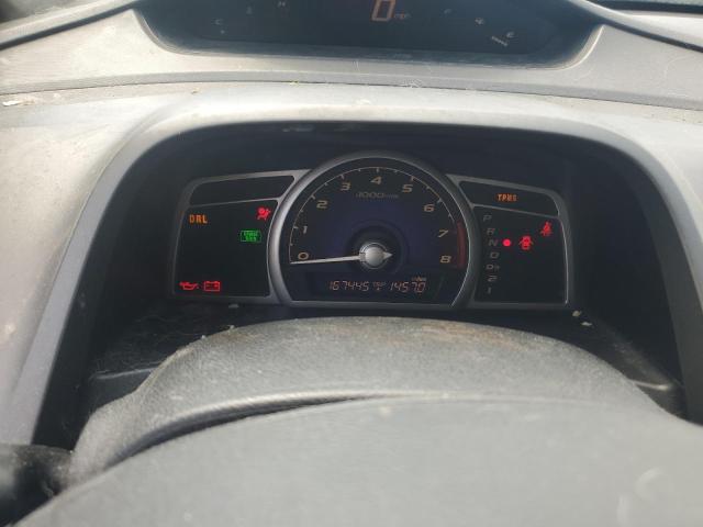 19XFA16849E005930 - 2009 HONDA CIVIC EX GRAY photo 9