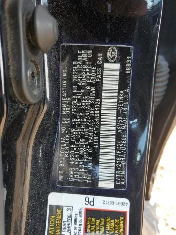 4T1BF1FK5HU681326 - 2017 TOYOTA CAMRY LE BLACK photo 12