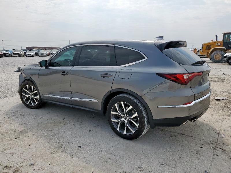 5J8YD9H44NL011433 - 2022 ACURA MDX TECHNOLOGY Szary zdjęcie 2