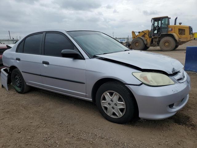 1HGES16305L020487 - 2005 HONDA CIVIC DX VP ვერცხლისფერი ფოტო 4
