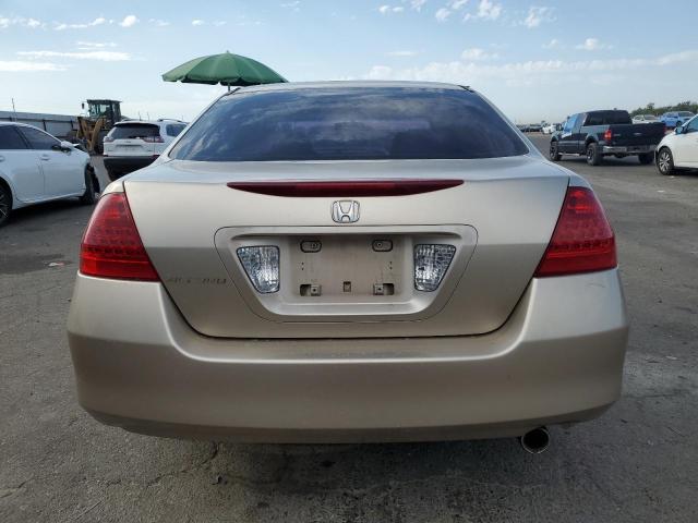 1HGCM56426A183947 - 2006 HONDA ACCORD LX TAN photo 6