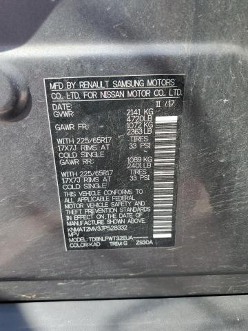 KNMAT2MV3JP528332 - 2018 NISSAN ROGUE S Сірий фото 13