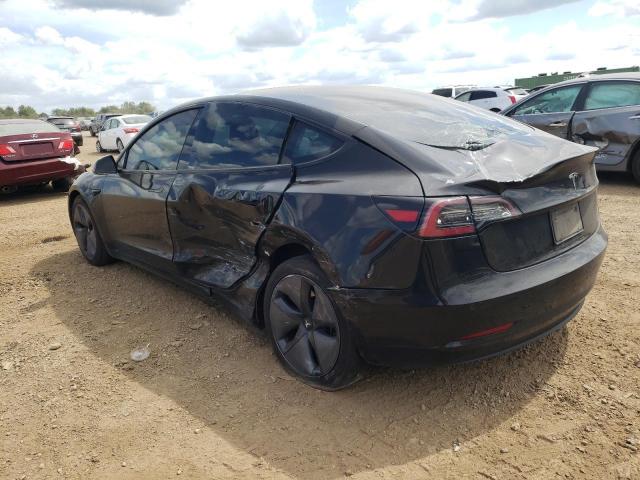 5YJ3E1EC9LF742071 - 2020 TESLA MODEL 3 BLACK photo 2