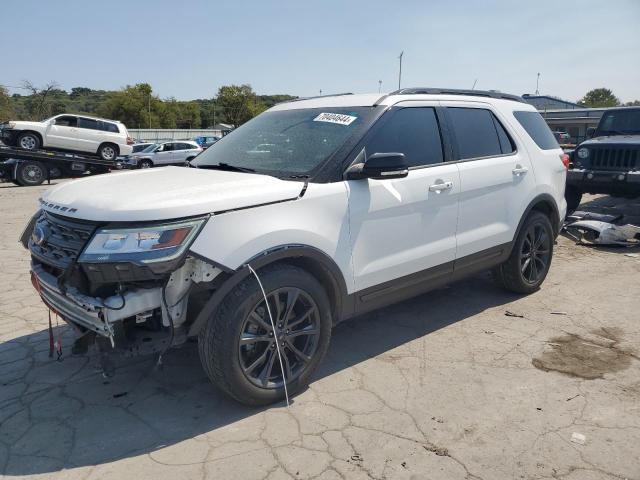 1FM5K7DH9JGB15516 - 2018 FORD EXPLORER XLT WHITE photo 1