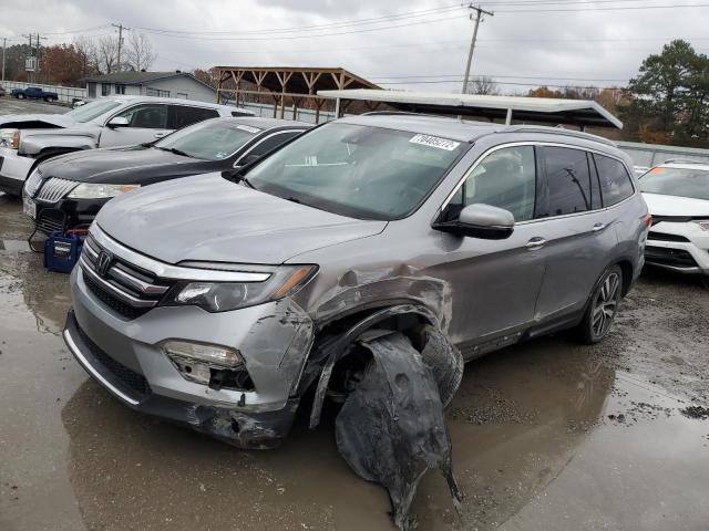 5FNYF6H09HB027106 - 2017 HONDA PILOT ELITE SILVER photo 1