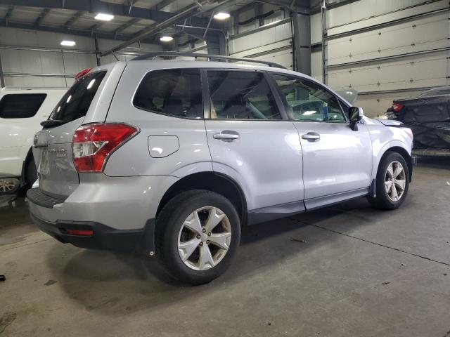 JF2SJADC0FH842171 - 2015 SUBARU FORESTER 2.5I PREMIUM SILVER photo 3