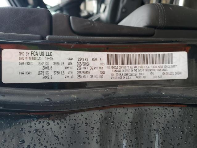 1C4RJFJG8FC182167 - 2015 JEEP GRAND CHER SUMMIT შავი ფოტო 13