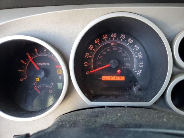 5TBRT54167S456437 - 2007 TOYOTA TUNDRA DOUBLE CAB SR5 BURGUNDY photo 9