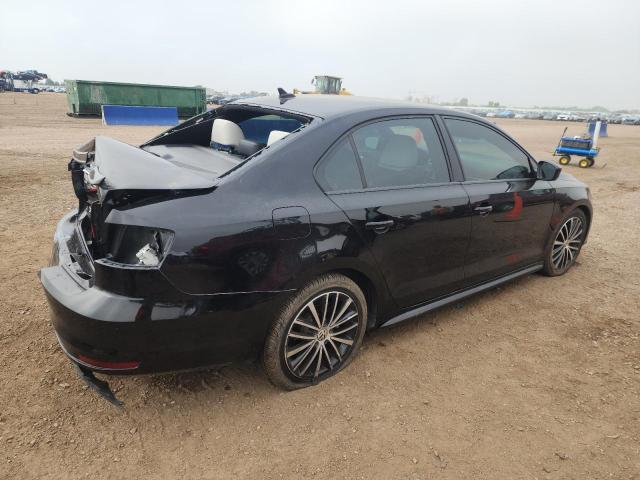 3VWD17AJ2FM327176 - 2015 VOLKSWAGEN JETTA SE BLACK photo 3