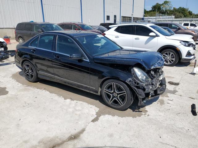 WDDGF8AB8DG071042 - 2013 MERCEDES-BENZ C 300 4MATIC BLACK photo 4