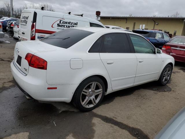 WAUDF78E17A232567 - 2007 AUDI A4 2.0T QUATTRO WHITE photo 3