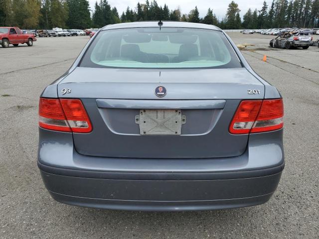 YS3FD49Y171016915 - 2007 SAAB 9-3 2.0T GRAY photo 6